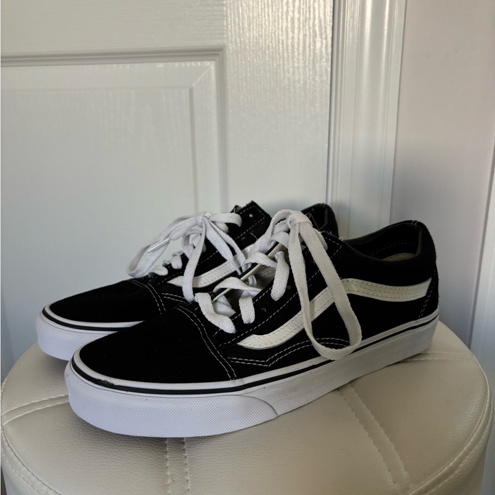 Vans Black and White Classic Sneakers